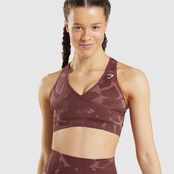 Gymshark Other - ADAPT CAMO SEAMLESS SPORTS BRA Like New